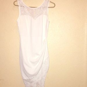 White cocktail dress
